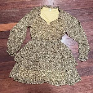 NWOT Glam Apparel Spotted Minidress